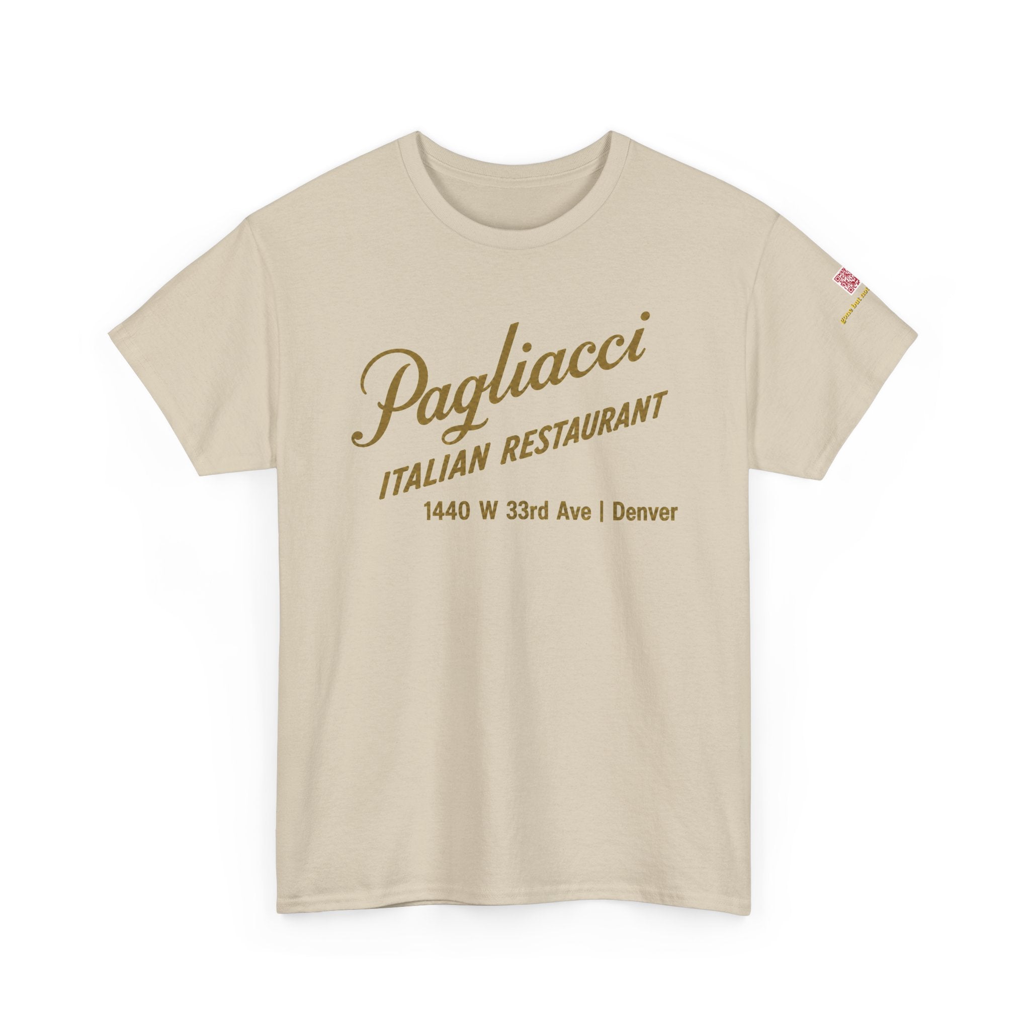 Pagliacci Italian restaurant - vintage Denver gear