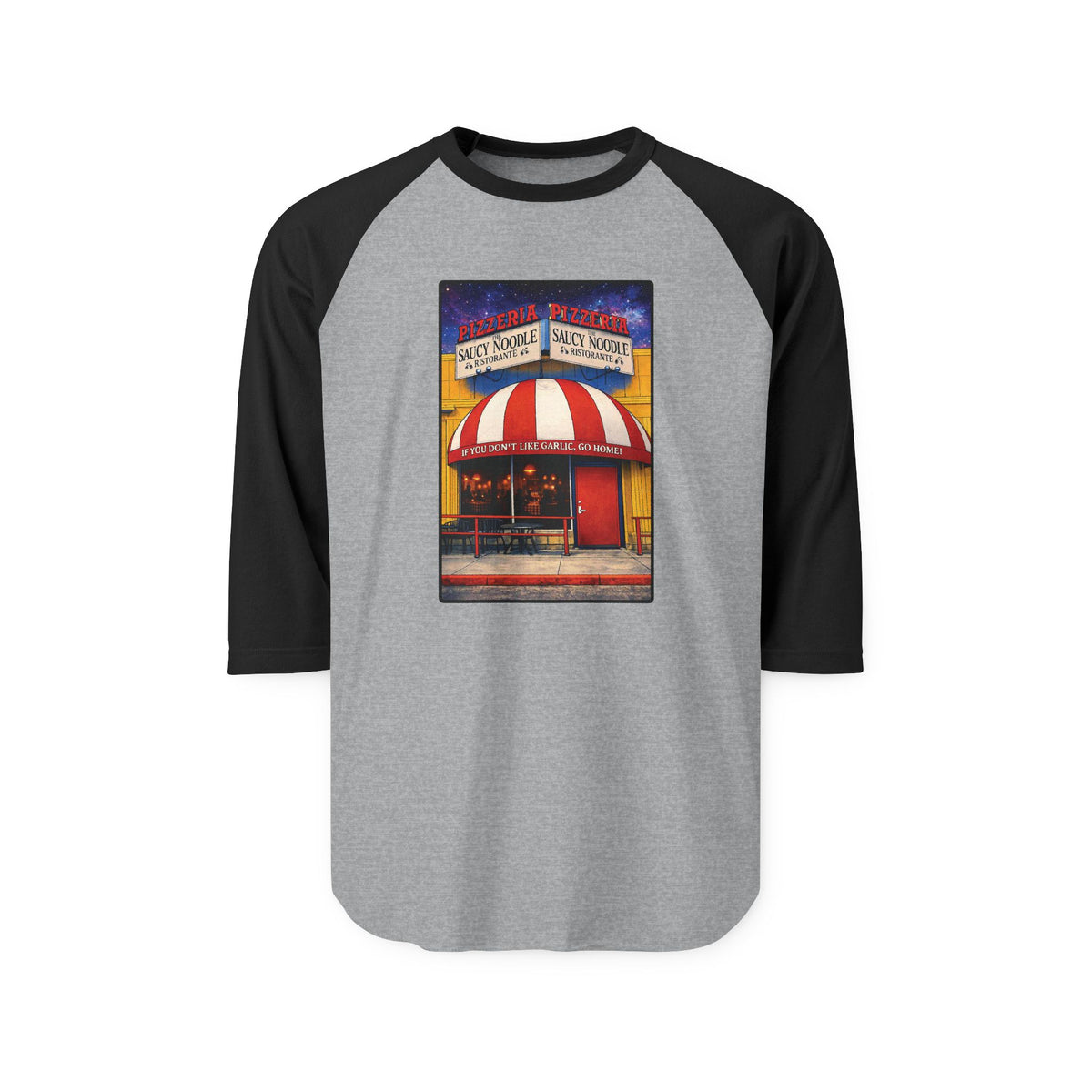 SAUCY NOODLE | Retro Baseball Tee