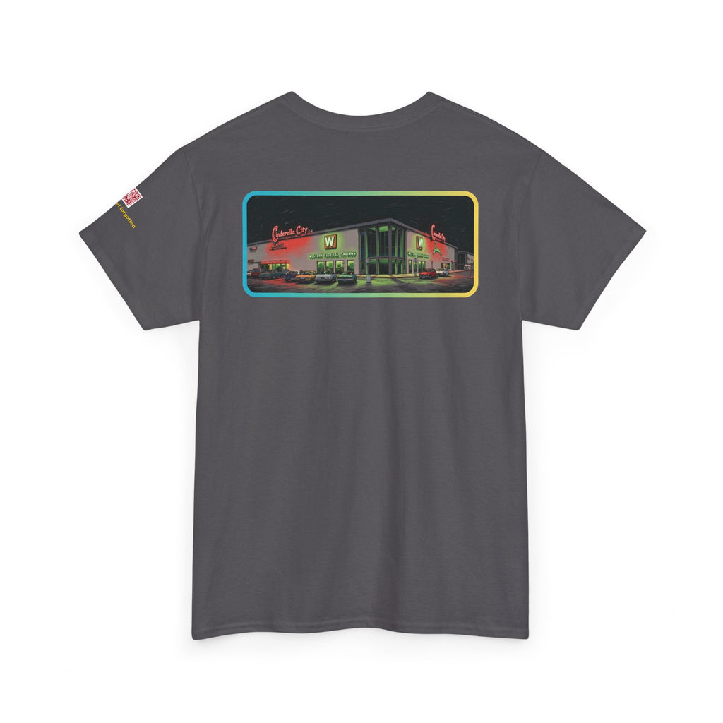 CINDERELLA CITY MALL NEON NIGHTSCENE - vintage Denver gear