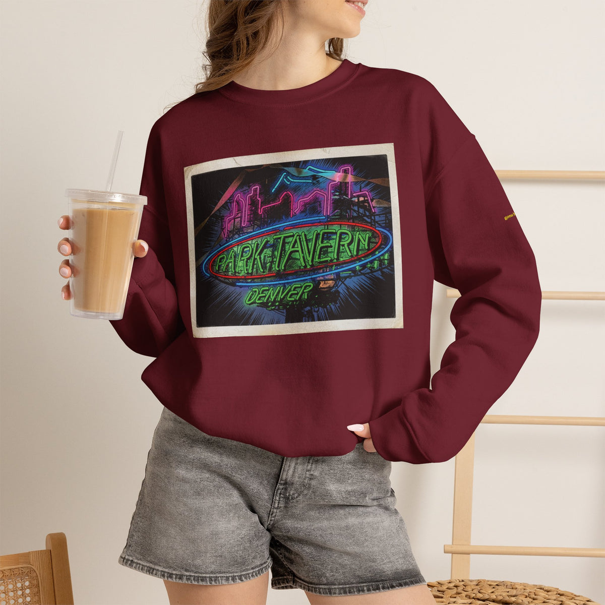 Park Tavern neon sign | Native303 Sweatshirt