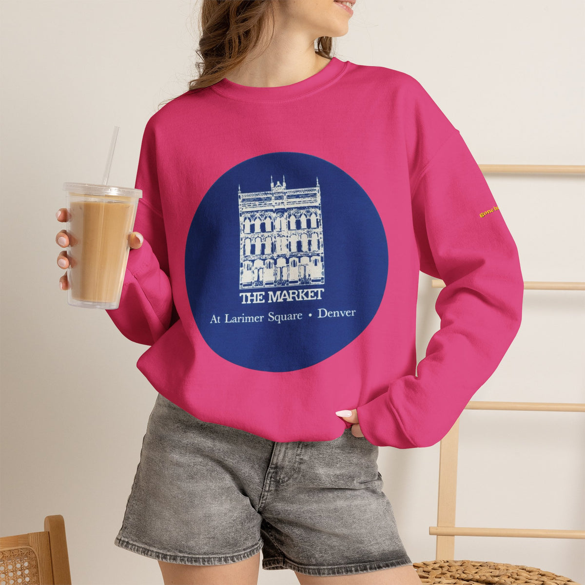 The Market - blue coaster | Native303 Sweatshirt