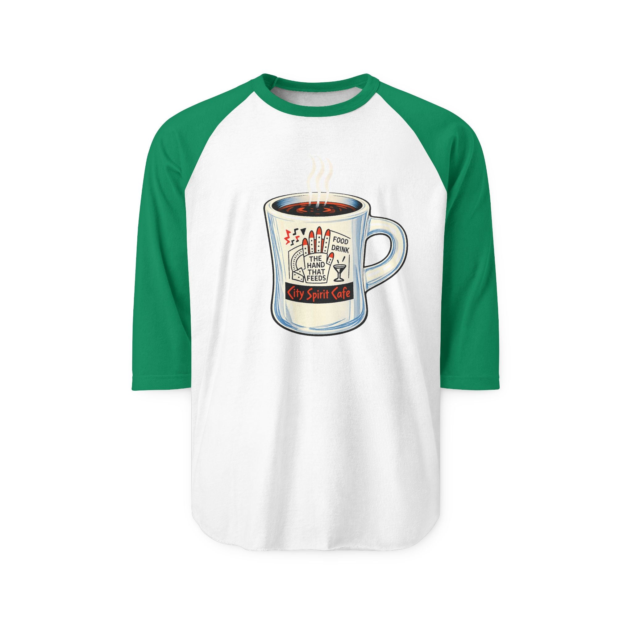 CITY SPIRIT CAFE | Retro Baseball Tee
