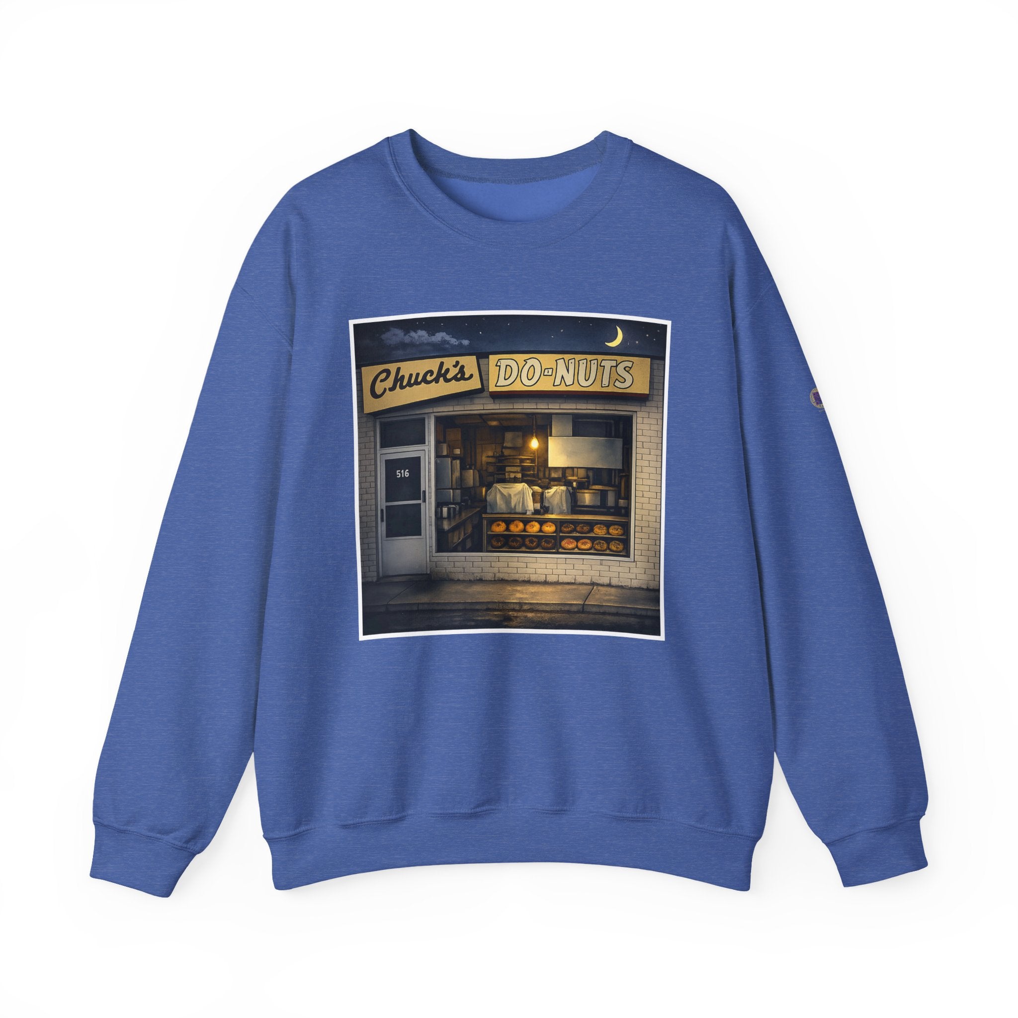 Chuck's Donuts nightscene | Native303 Sweatshirt
