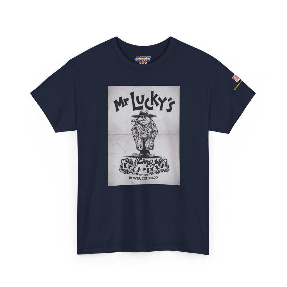 Mr Luckys B/W flyer - vintage Metro Denver gear