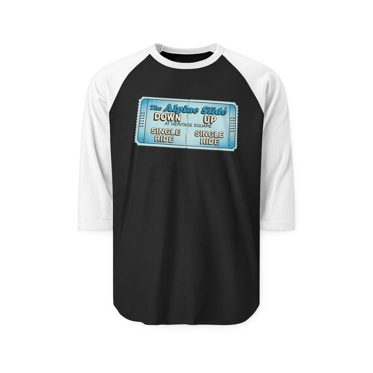 Alpine Slide at Heritage Square | Retro Baseball Tee