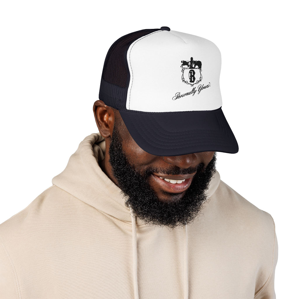 Broker Restaurant Trucker Hat — Vintage Sailboat Foam Cap