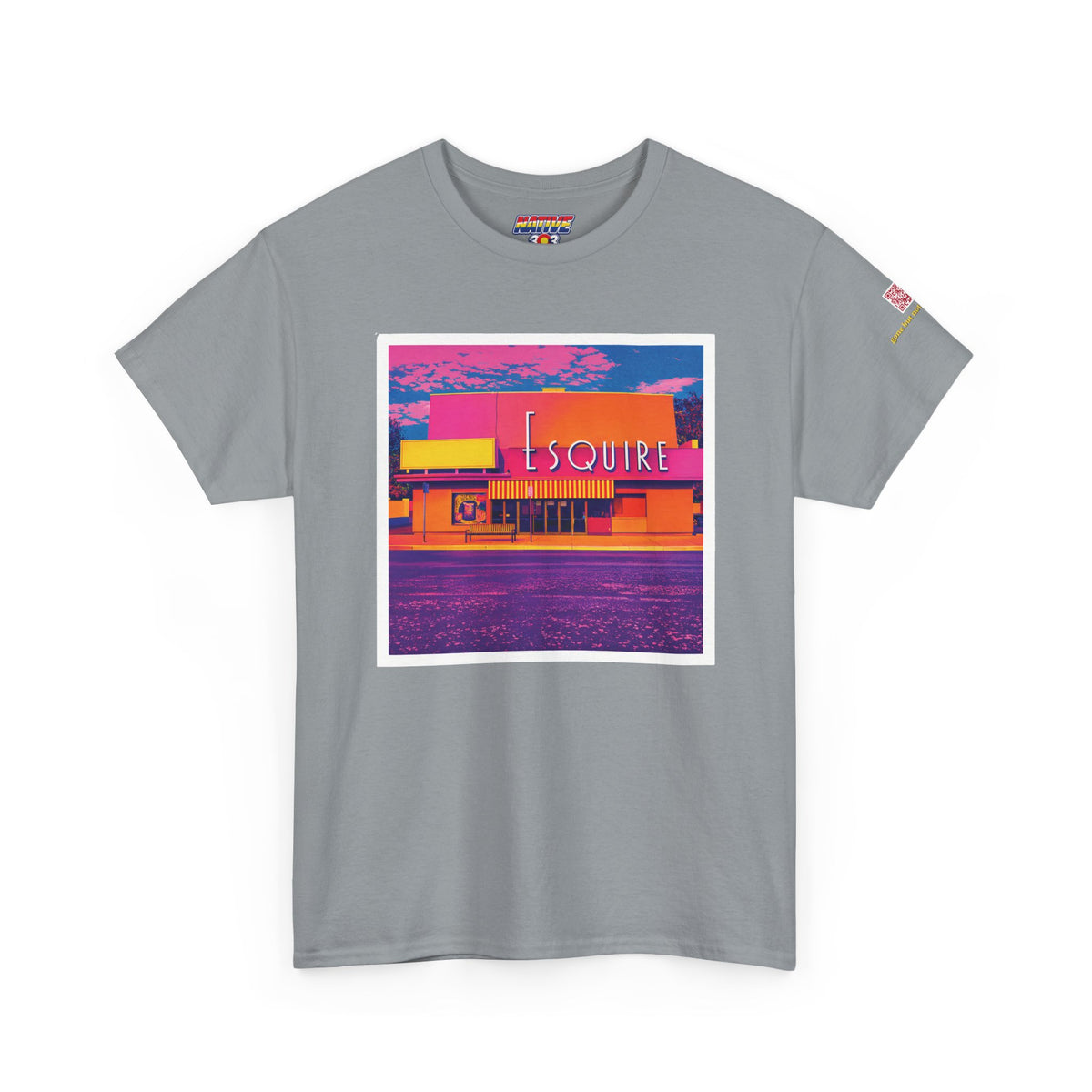 Esquire Theater neon pop art - vintage Denver gear