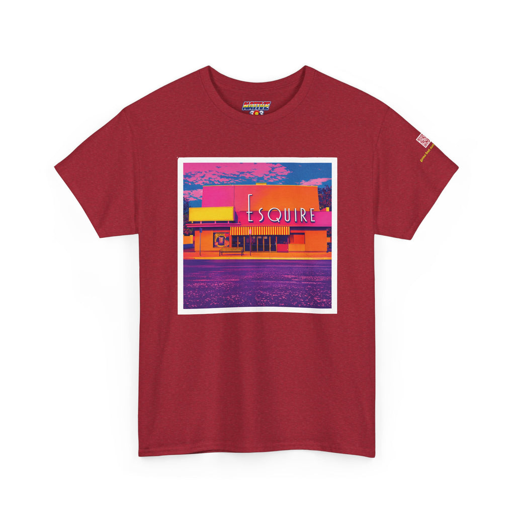 Esquire Theater neon pop art - vintage Denver gear