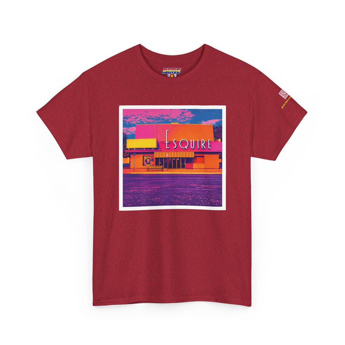 Esquire Theater neon pop art - vintage Denver gear