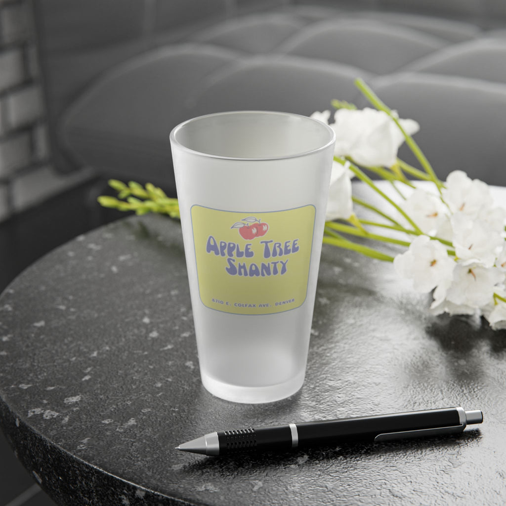 APPLE TREE SHANTY | Frosted Pint Glass 16oz