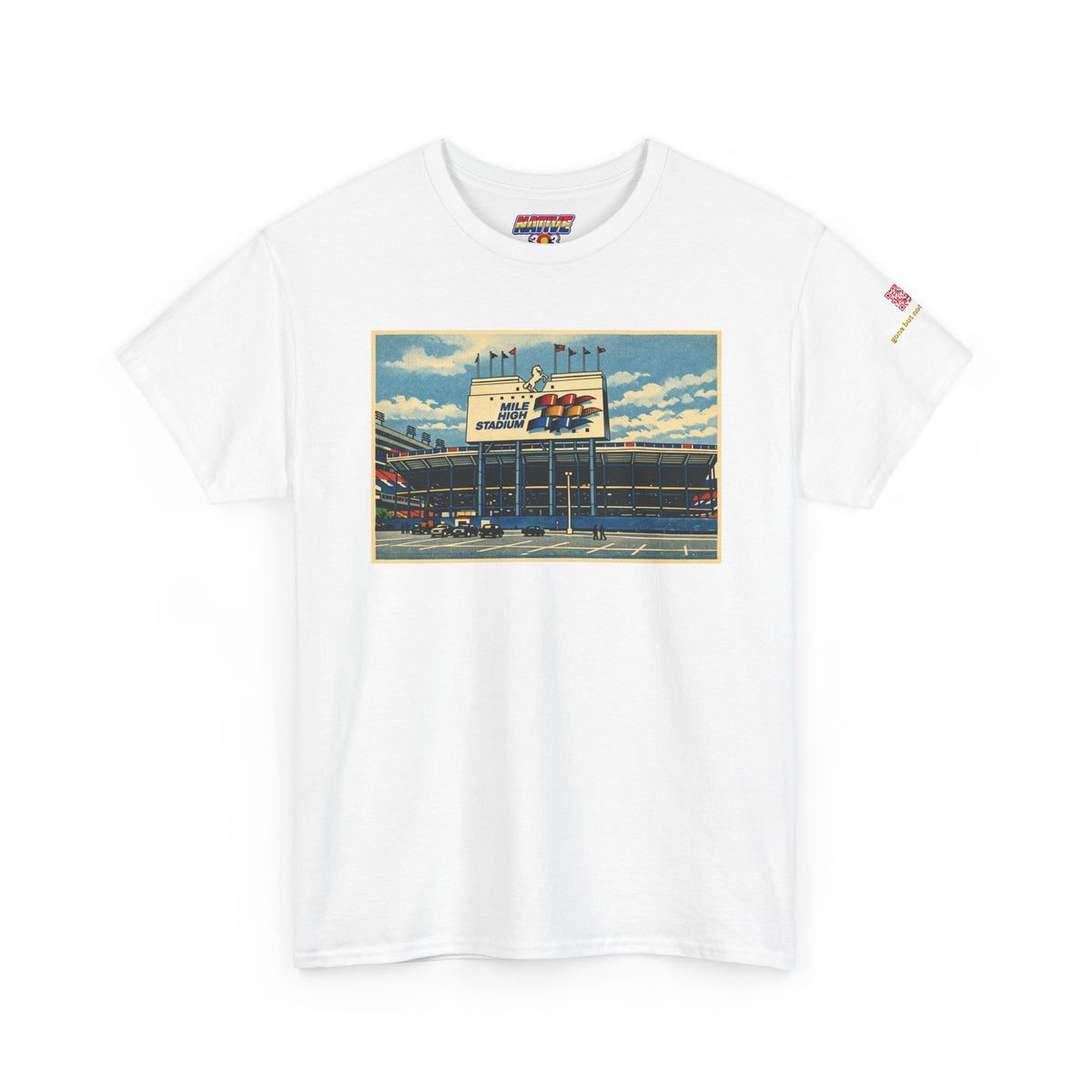 Mile High Stadium - retro pop-art imagining - vintage Denver gear