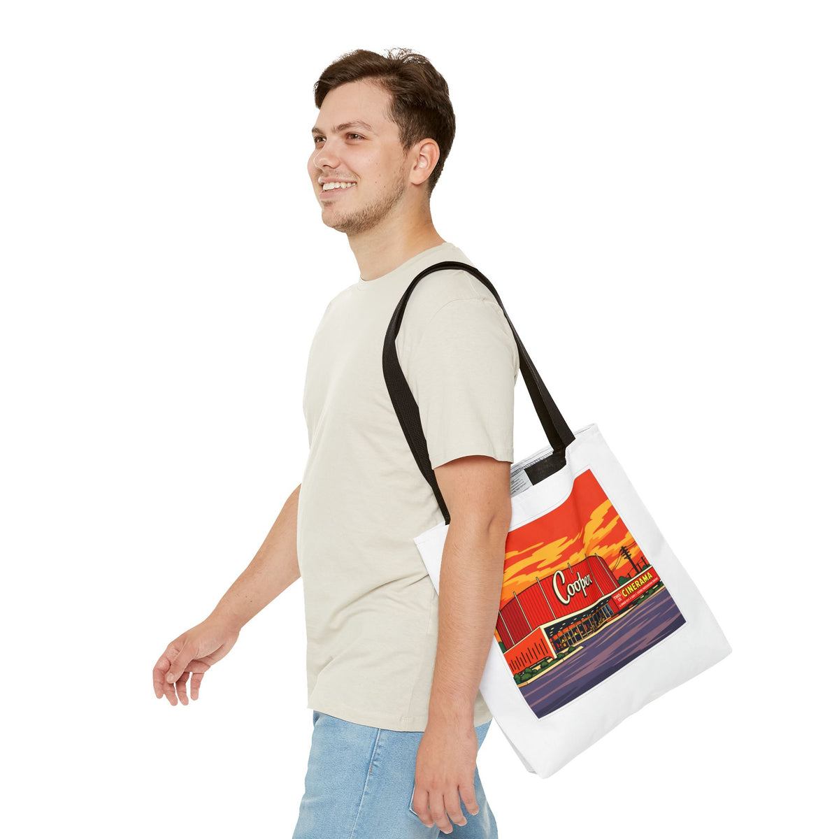 Cooper Theater (comic pop style) Tote