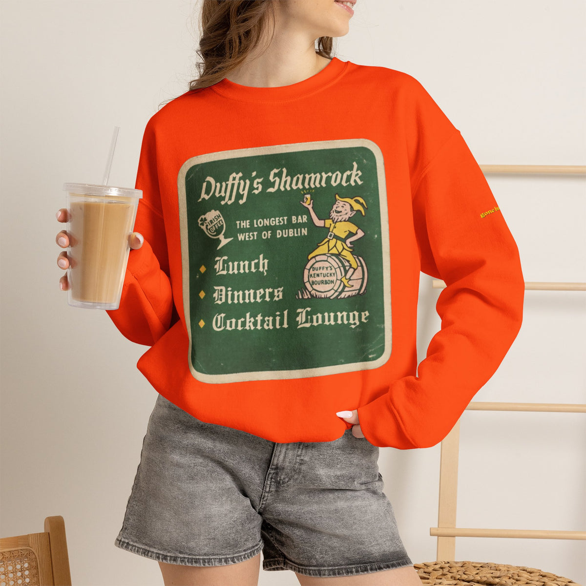 Duffys Shamrock Lounge old skool coaster | Native303 Sweatshirt
