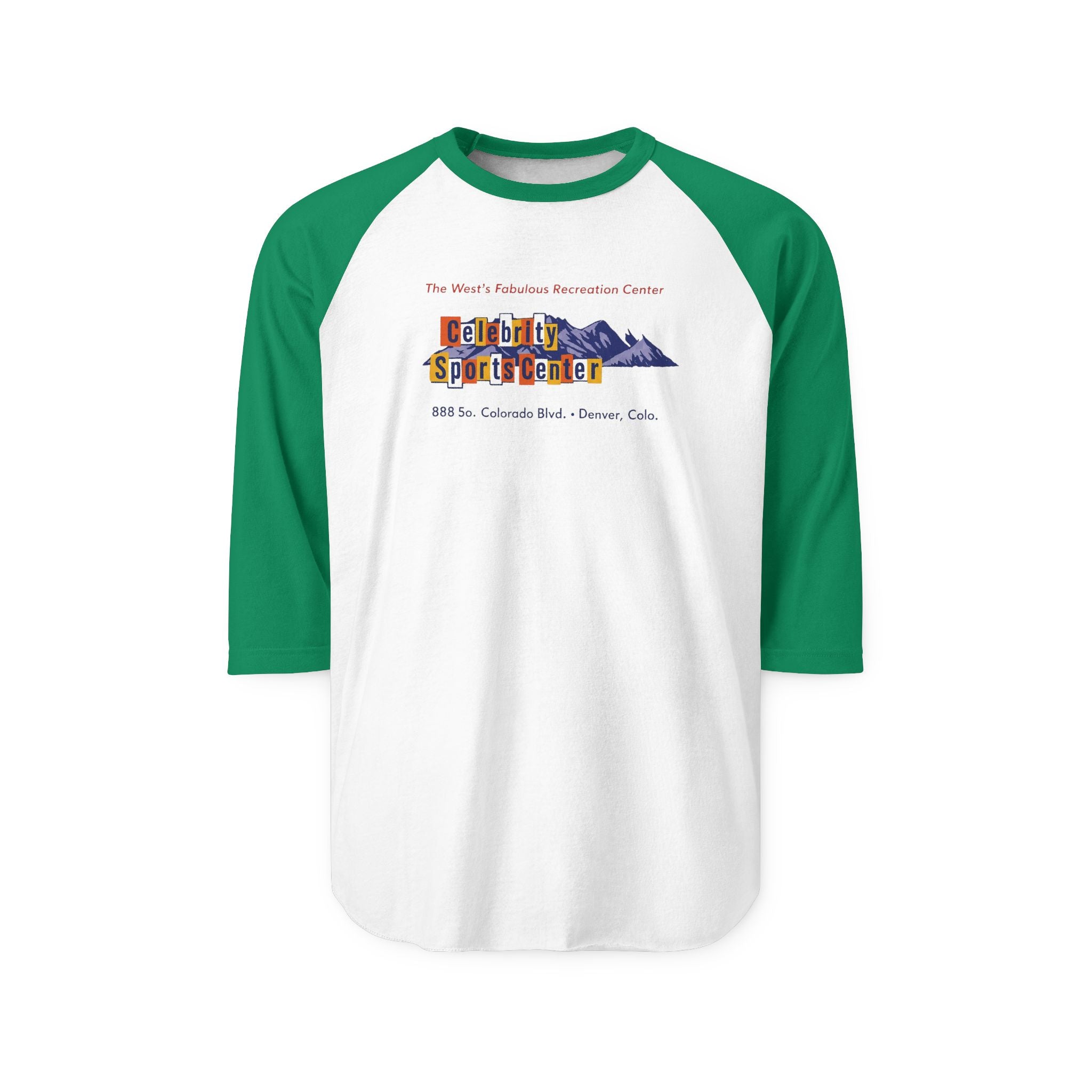 CELEBRITY SPORTS CENTER | Retro Baseball Tee