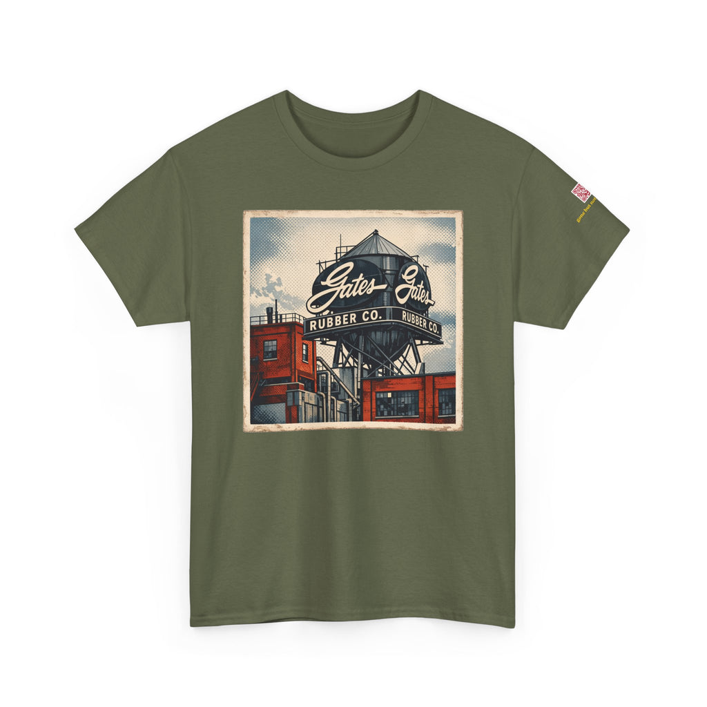 Gates Rubber Company water tower - vintage Denver gear