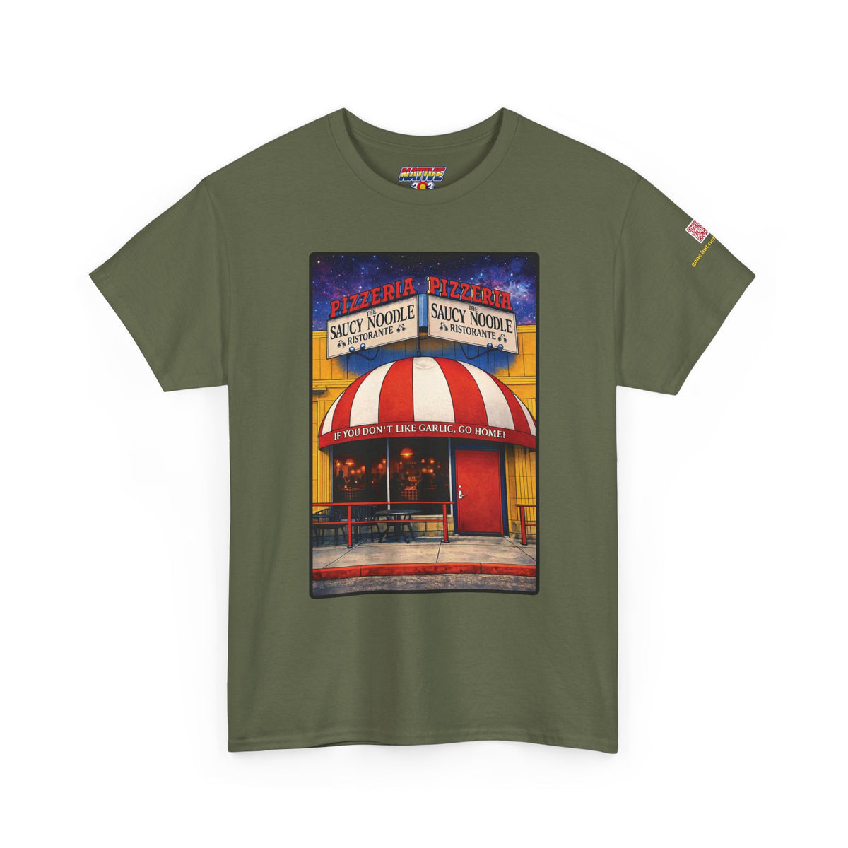 The Saucy Noodle - Garlic - vintage Denver gear