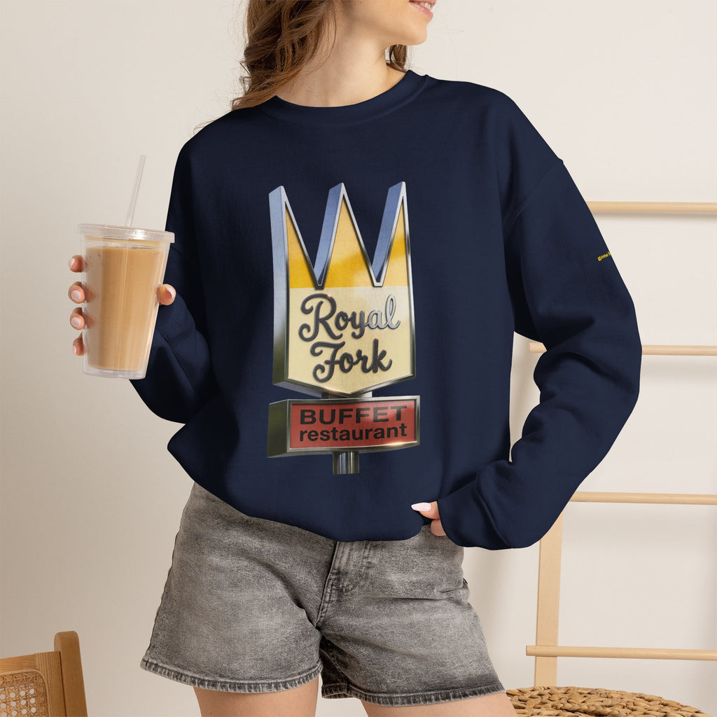 Royal Fork restaurant hi resolution digital style  | Native303 Sweatshirt