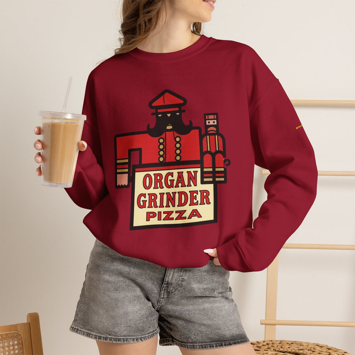 Organ Grinder - comics style | Native303 Sweatshirt