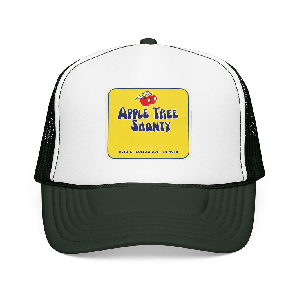 Apple Tree Shanty Trucker Hat — Vintage Sailboat Foam Cap