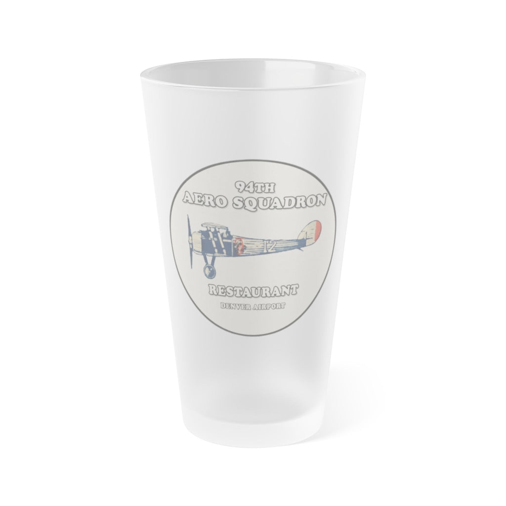 94TH AER0 SQUADRON | Frosted Pint Glass 16oz