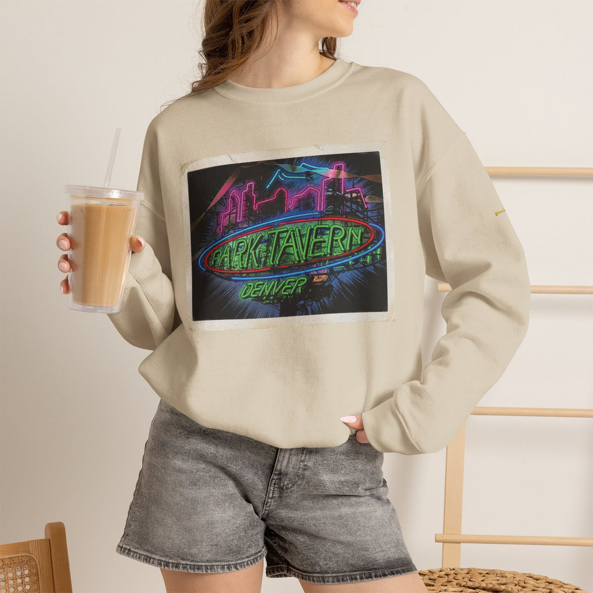 Park Tavern neon sign | Native303 Sweatshirt