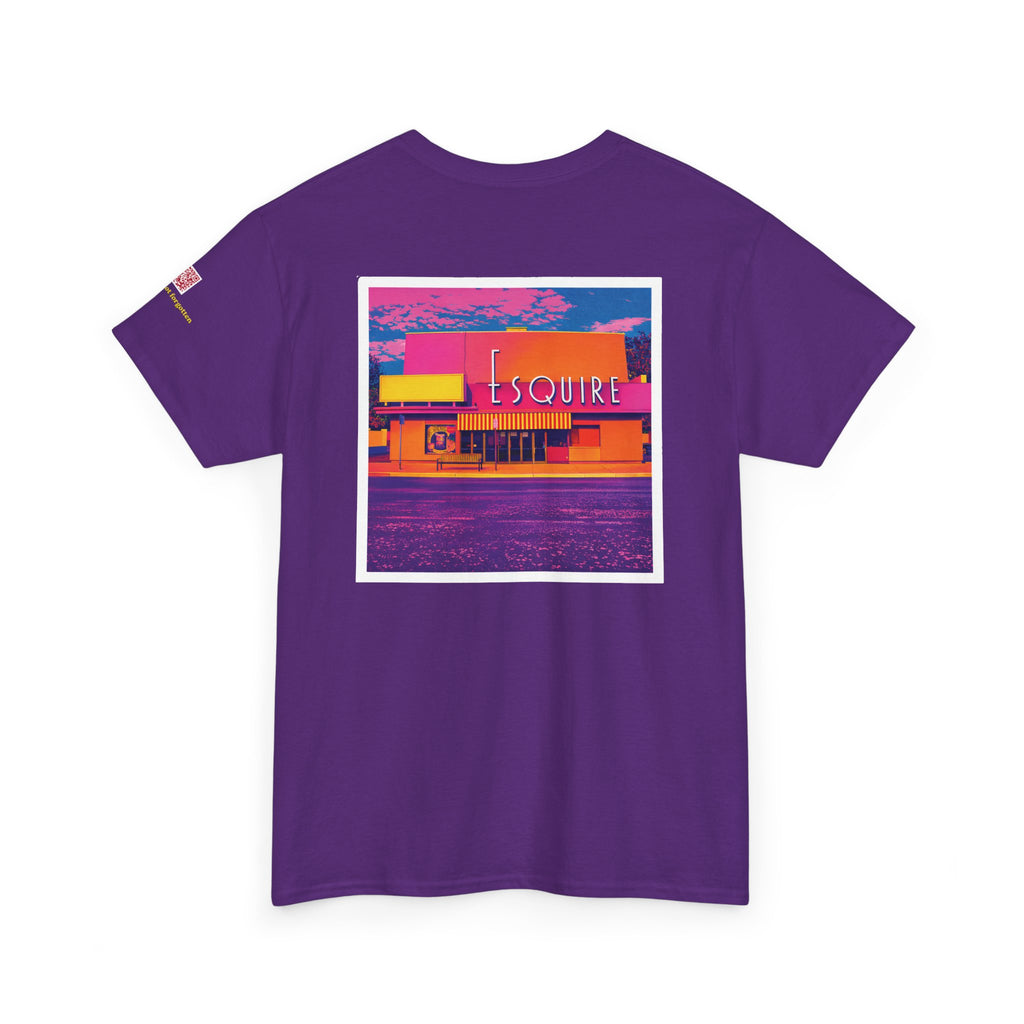 ESQUIRE THEATER neon pop art - vintage Denver gear