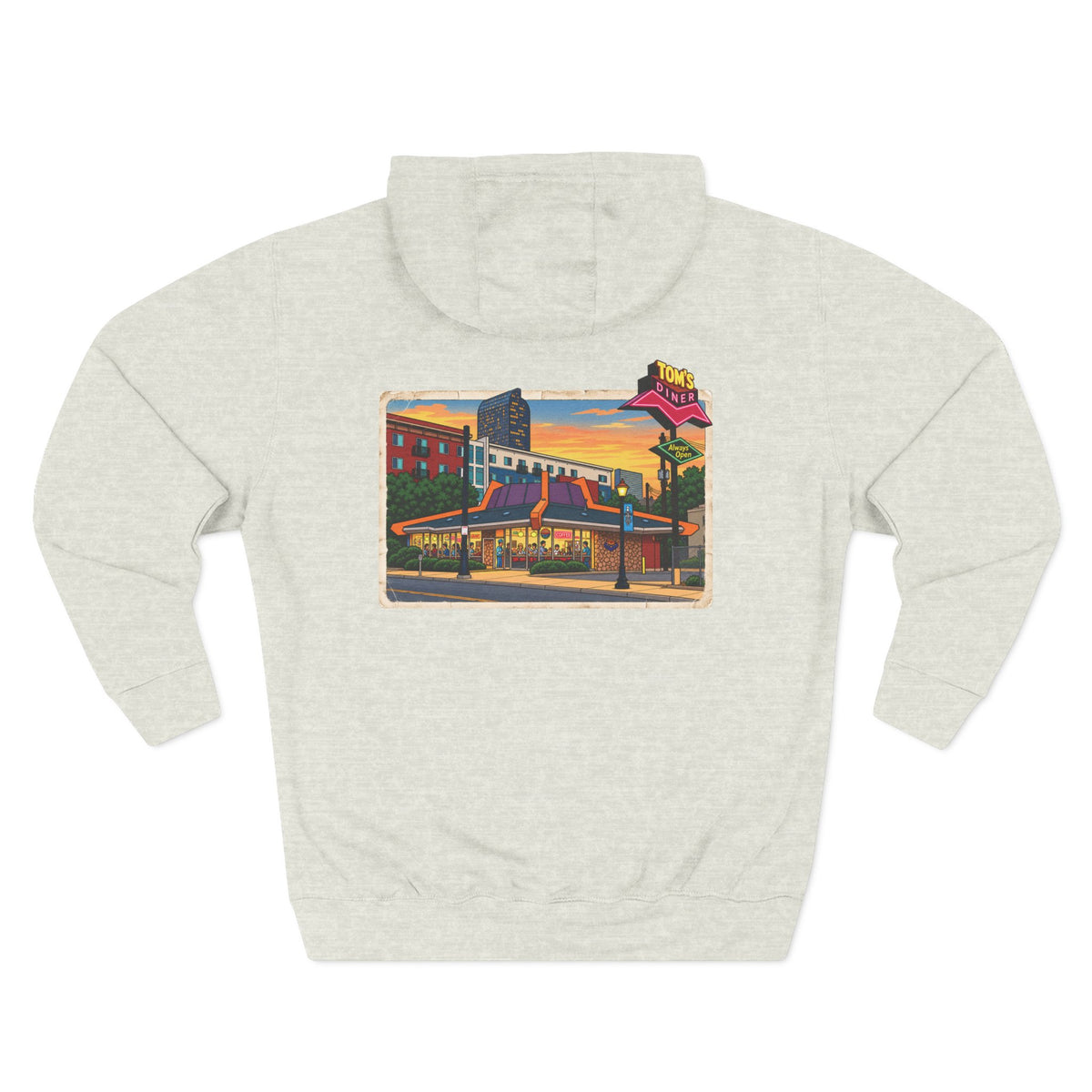 TOM'S DINER cartoon style - Hoodie