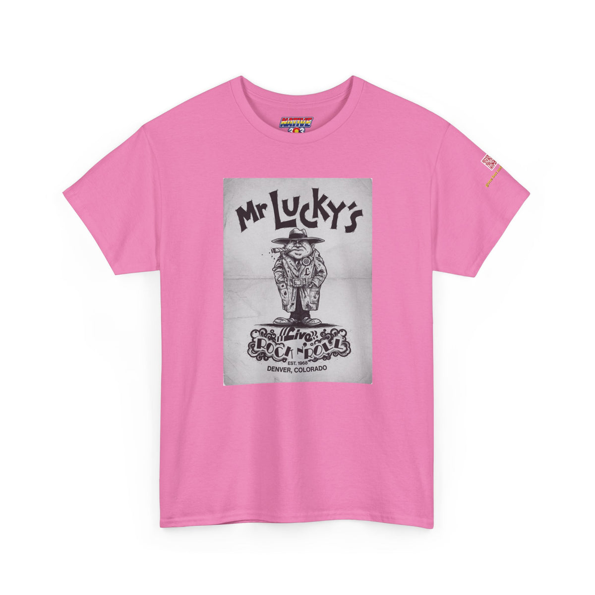 Mr Luckys B/W flyer - vintage Metro Denver gear