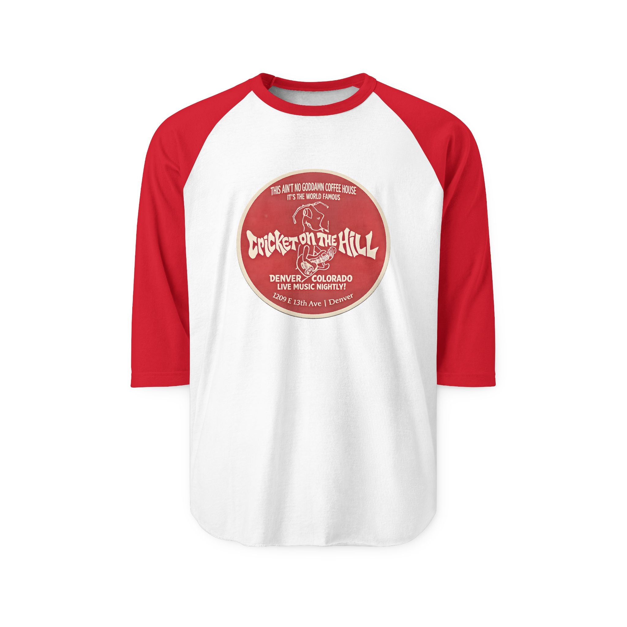 CRICKET ON THE HILL | Retro Baseball Tee