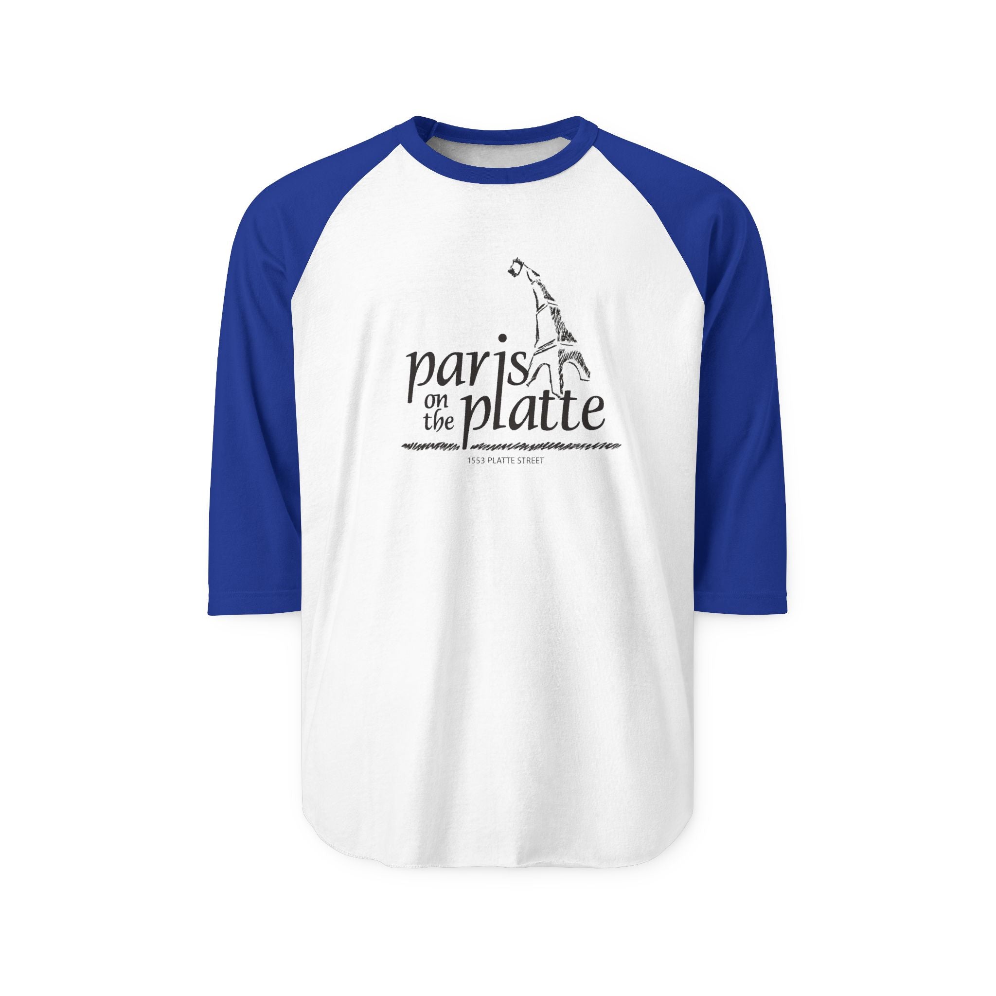 PARIS ON THE PLATTE | Retro Baseball Tee