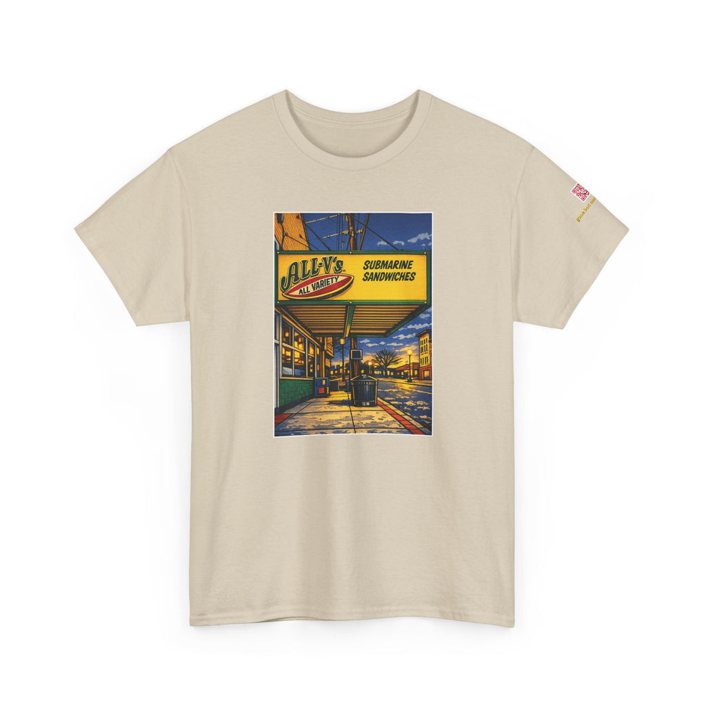 All-V's comic style design- vintage Denver gear