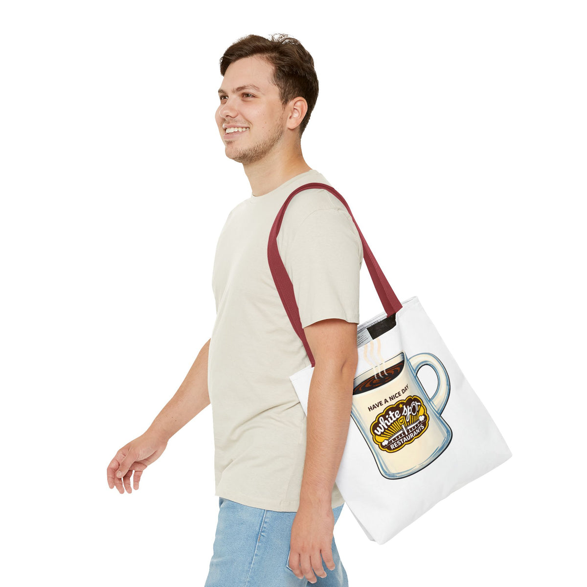White Spot Mug Tote