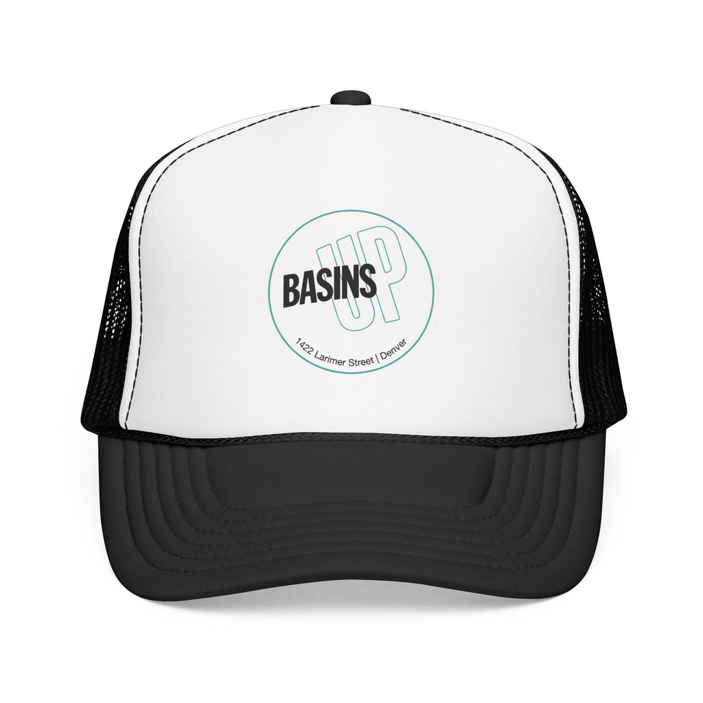Basin's Up Trucker Hat — Vintage Sailboat Foam Cap