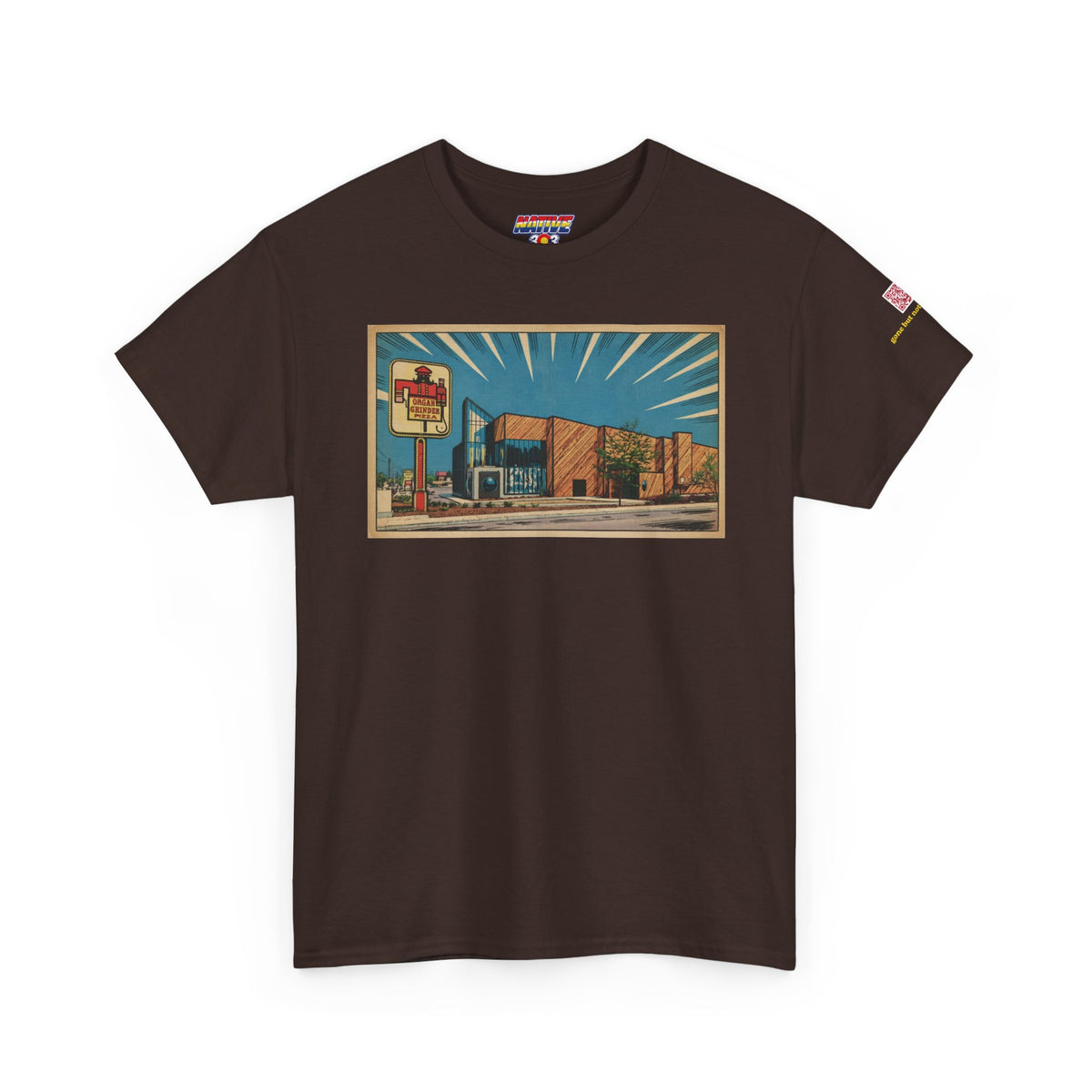 Organ Grinder comic style - vintage Denver gear