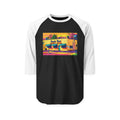 BONNIE BRAE NEON POP ART | Retro Baseball Tee
