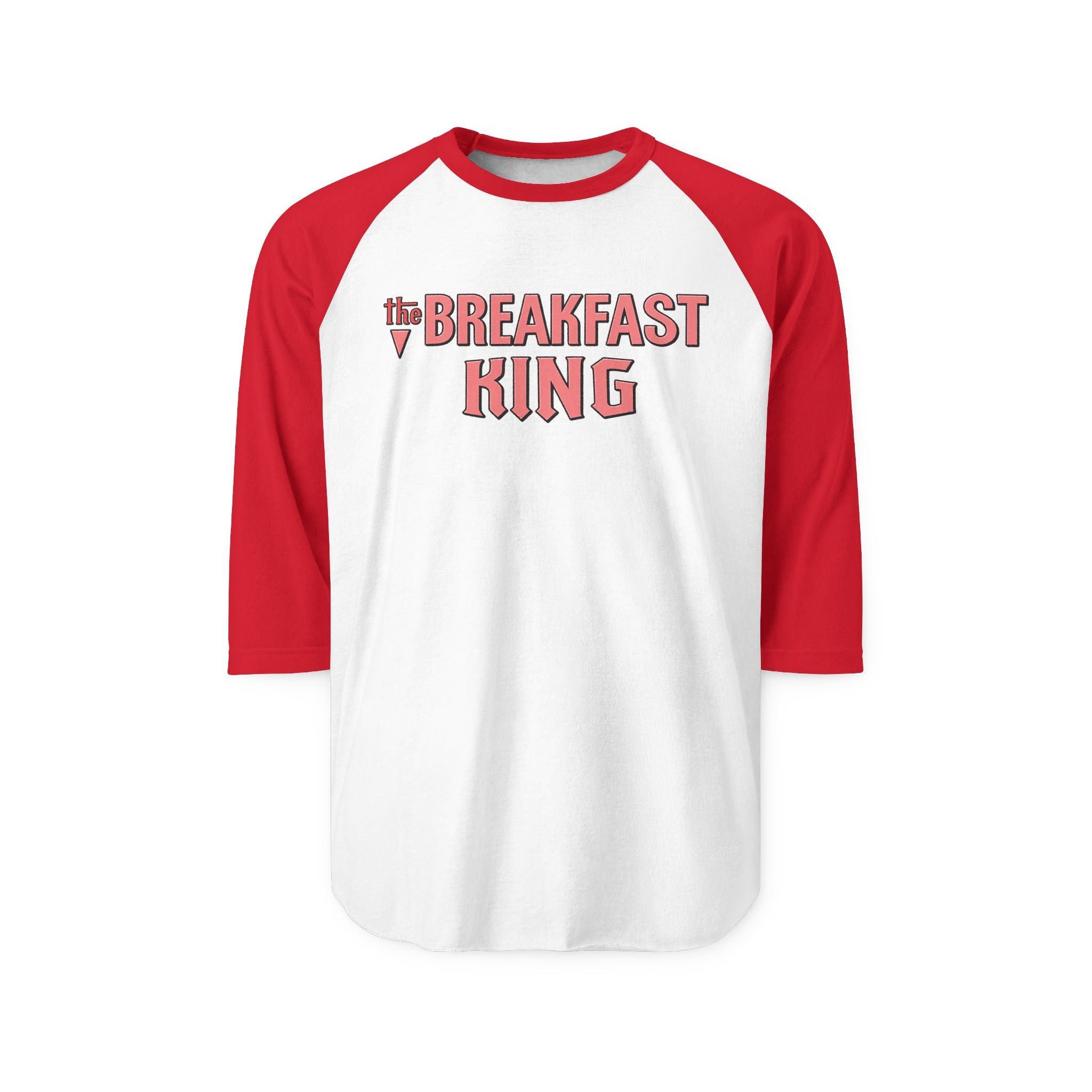 BREAKFAST KING | Retro Baseball Tee