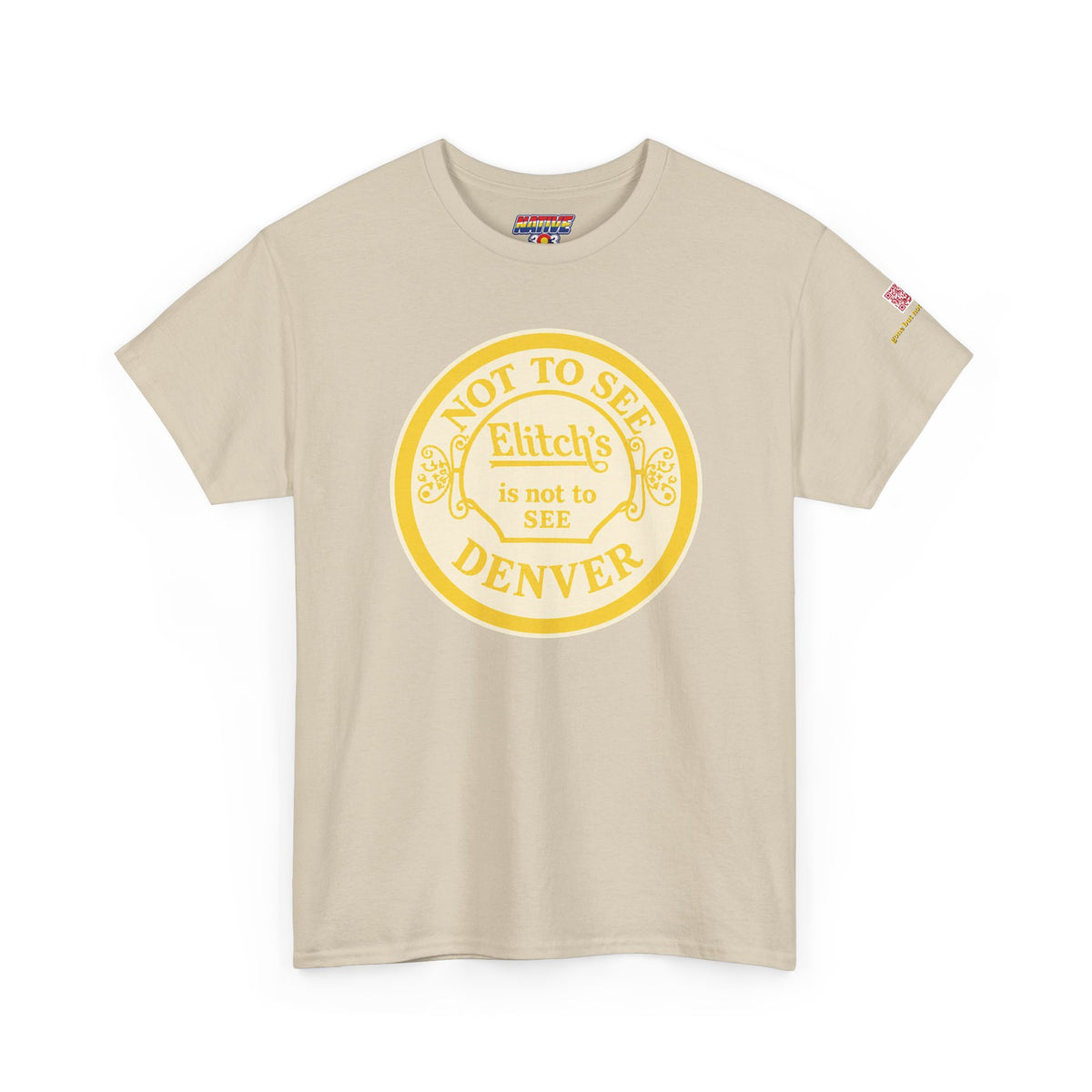 Elitch Gardens YELLOW - vintage Denver gear