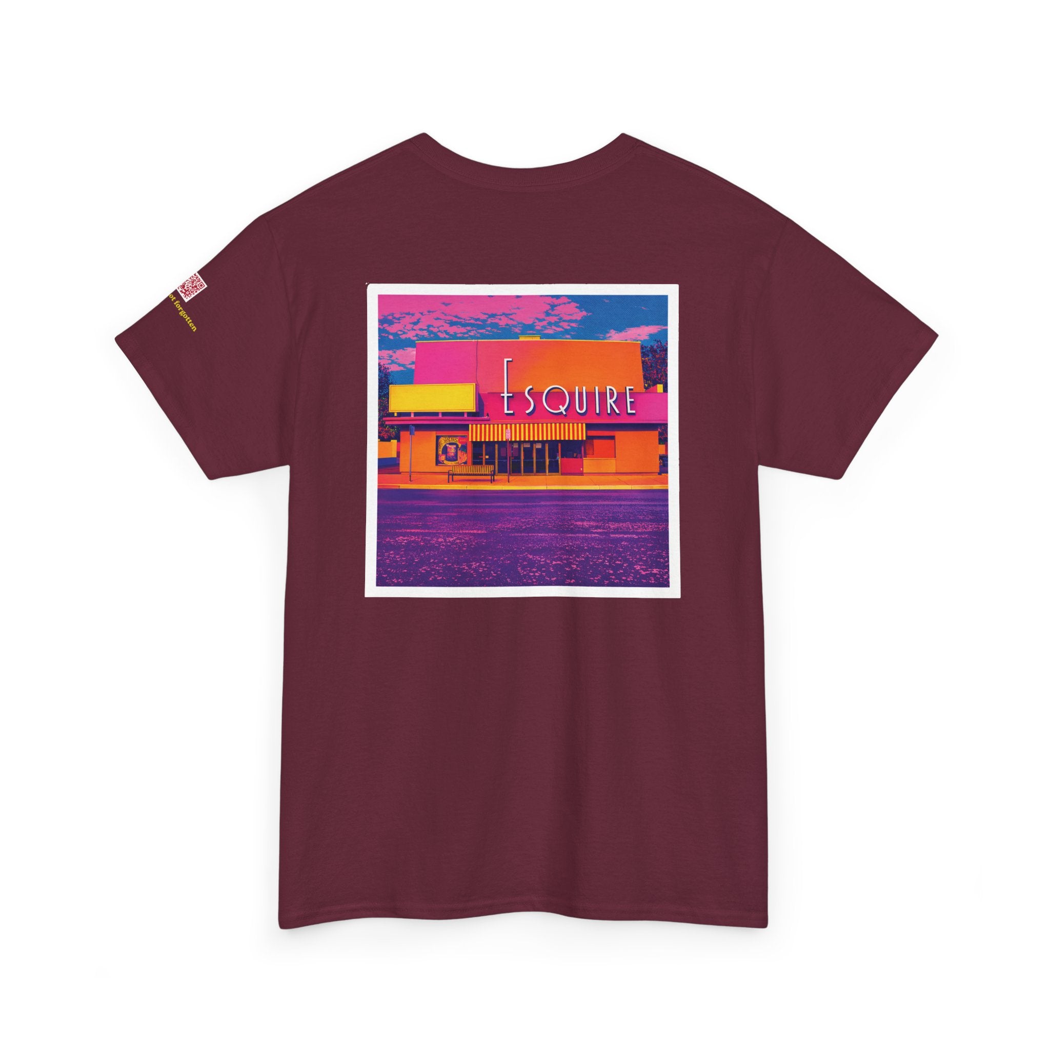 ESQUIRE THEATER neon pop art - vintage Denver gear
