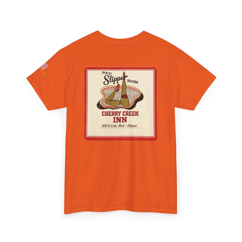 CHERRY CREEK INN - RED SLIPPER - vintage Denver gear