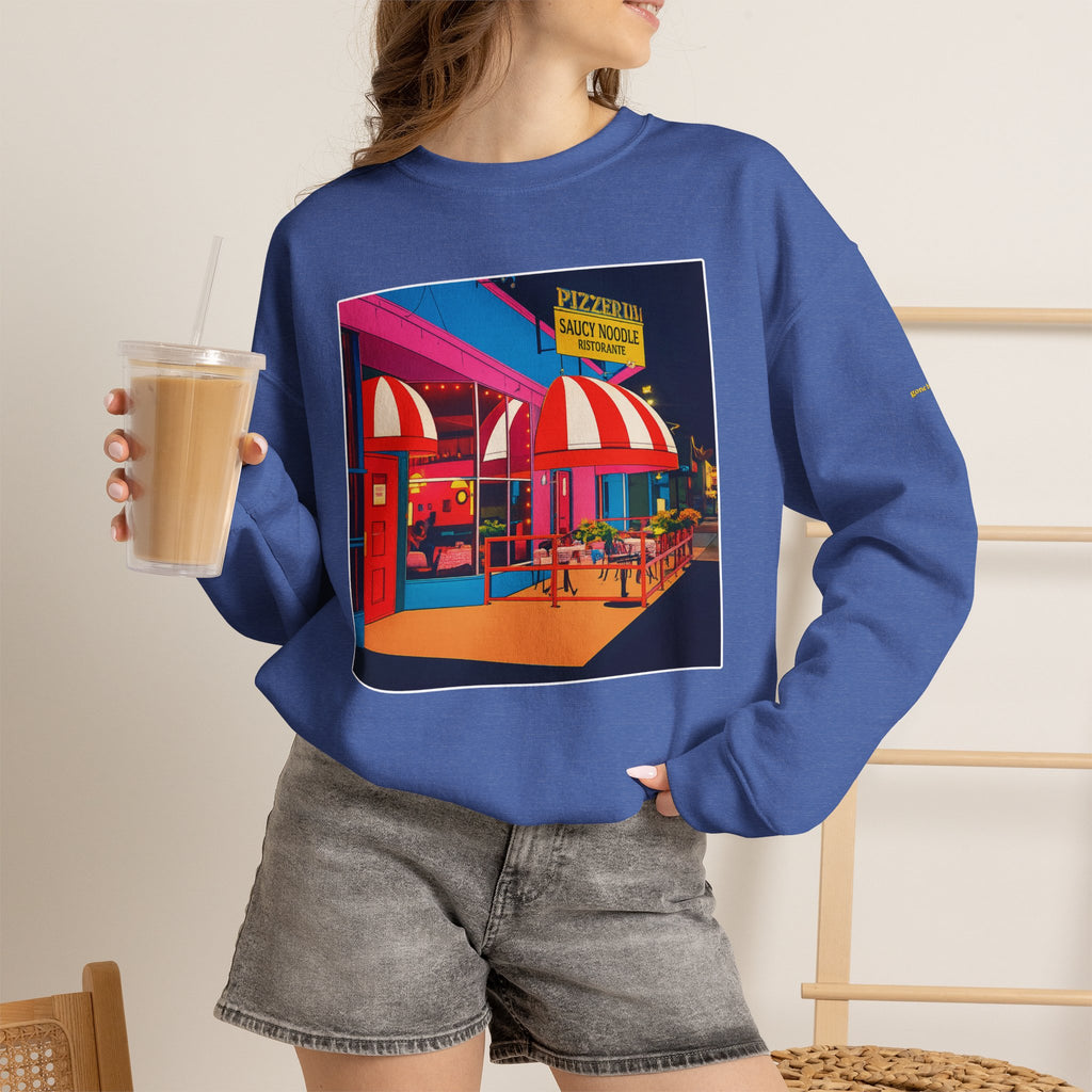 Saucy Noodle pop art comics style  | Native303 Sweatshirt