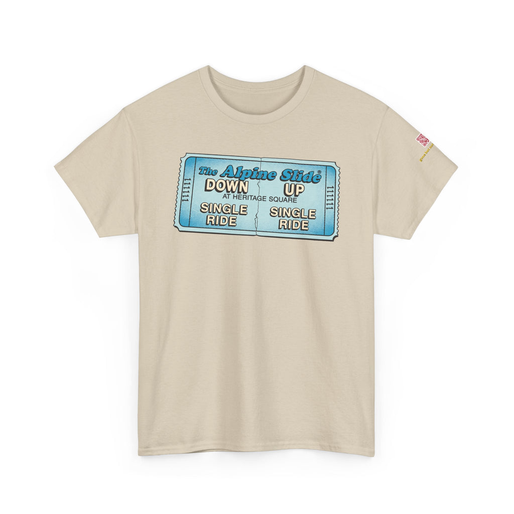 Alpine Slide comic style design- vintage Denver gear