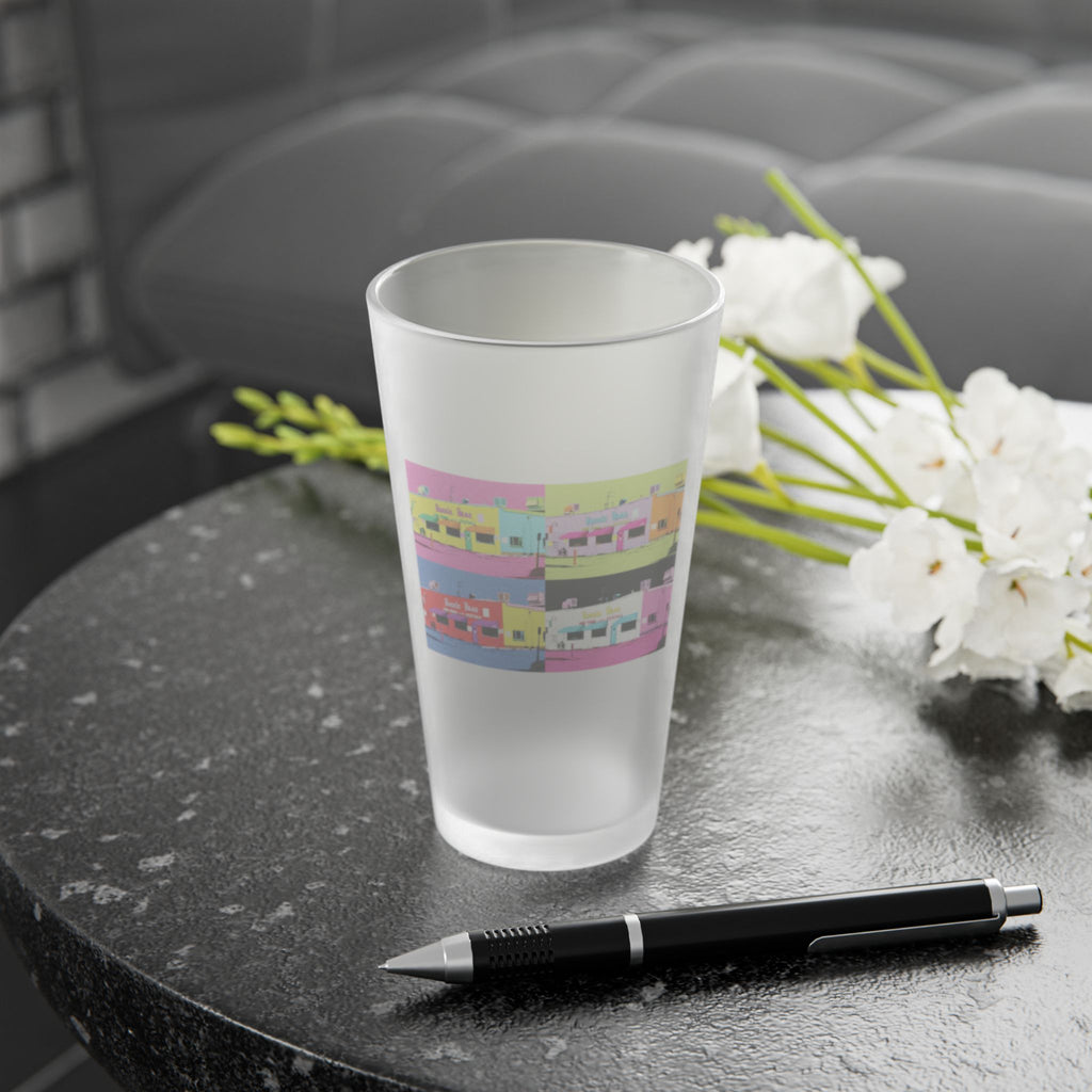 BONNIE BRAE COLLAGE | Frosted Pint Glass 16oz