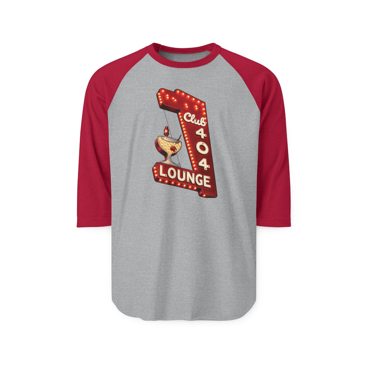 CLUB 404 LOUNGE | Retro Baseball Tee