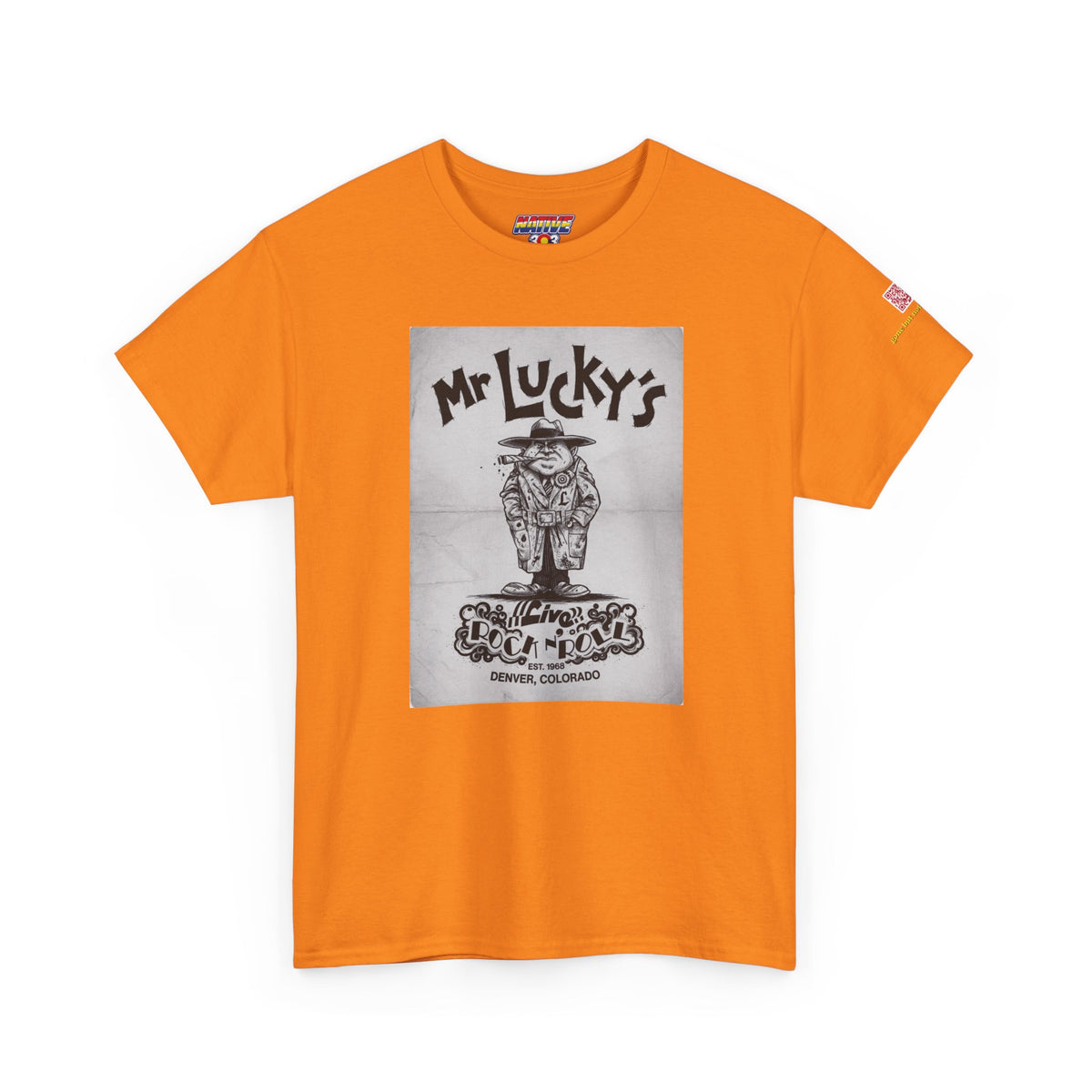 Mr Luckys B/W flyer - vintage Metro Denver gear