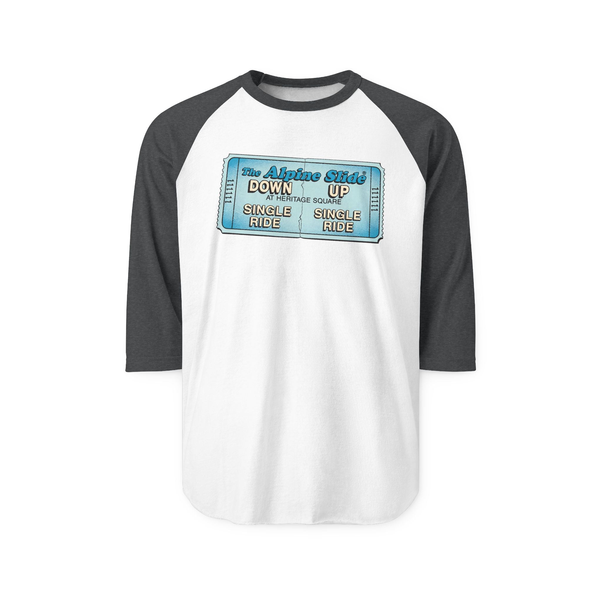 Alpine Slide at Heritage Square | Retro Baseball Tee