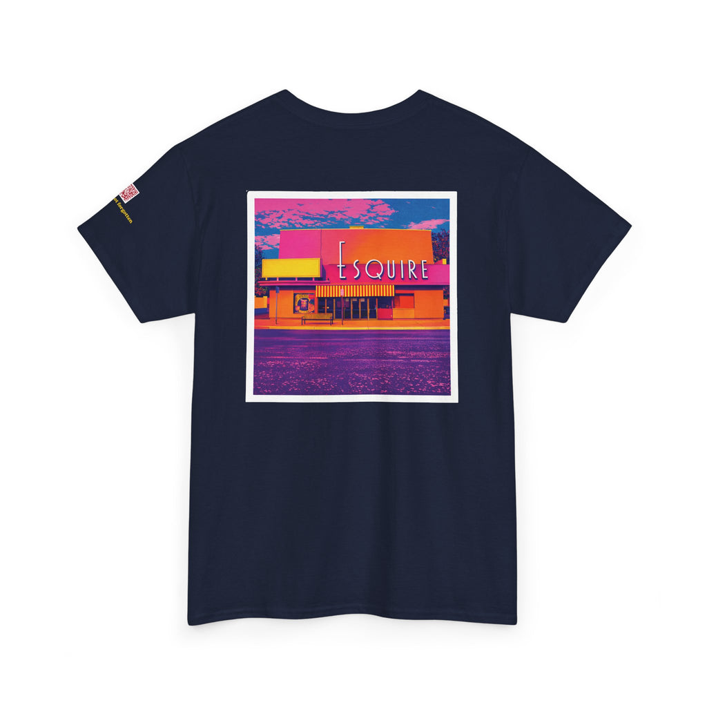 ESQUIRE THEATER neon pop art - vintage Denver gear