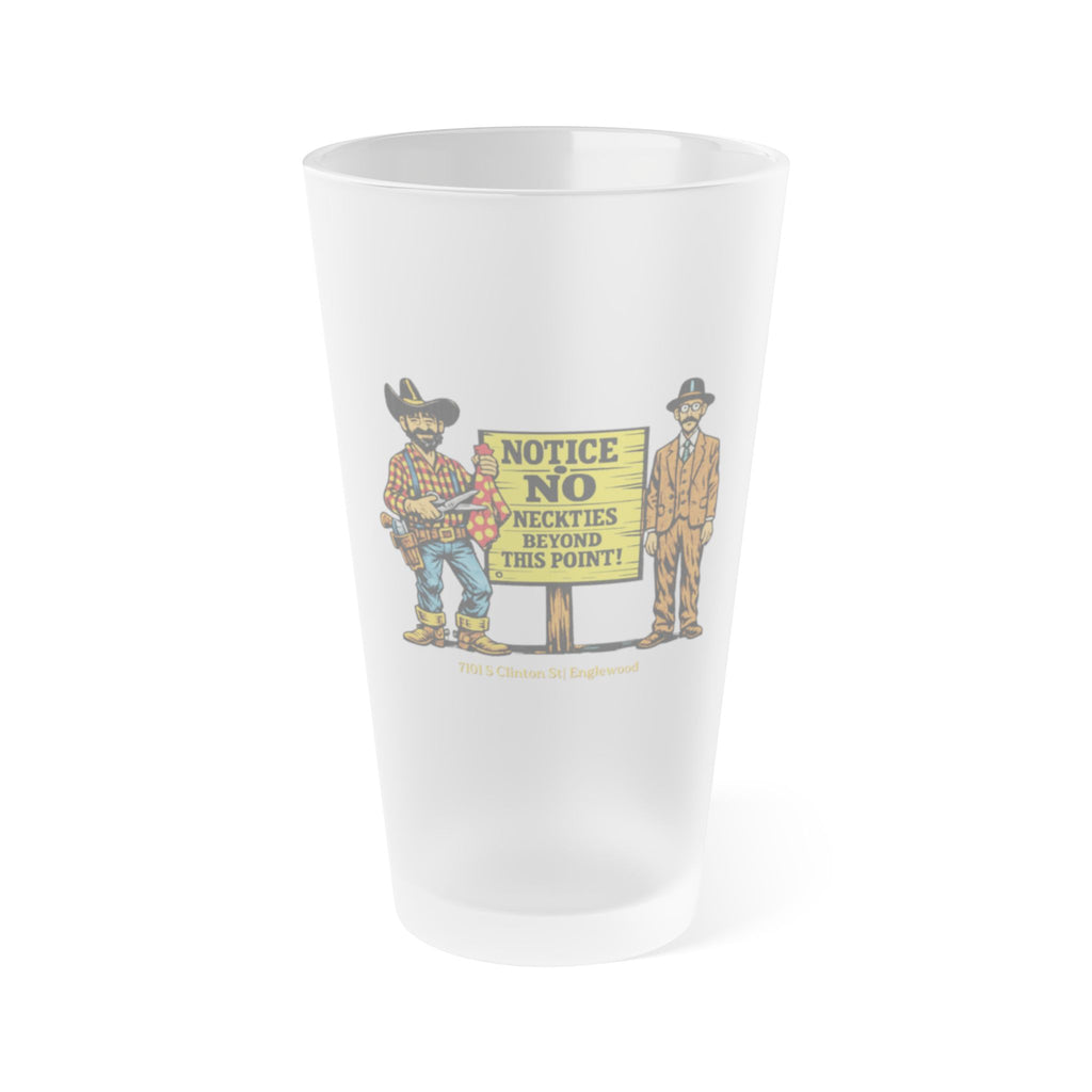 Trail Dust Steakhouse Dem Boys | Frosted Pint Glass 16oz