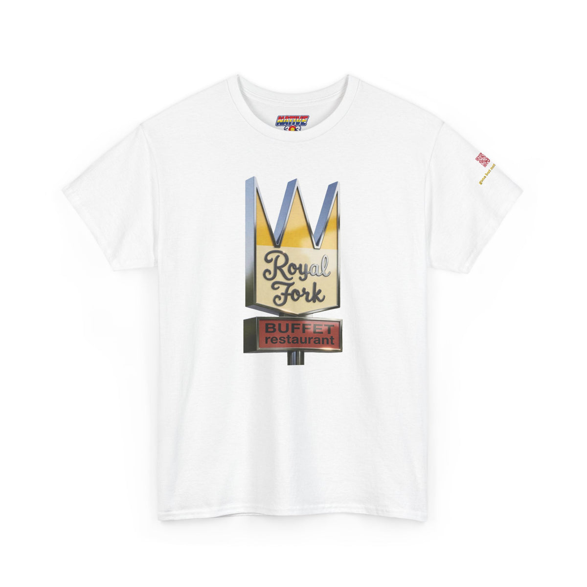 Royal Fork restaurant pop-art design - vintage Denver gear