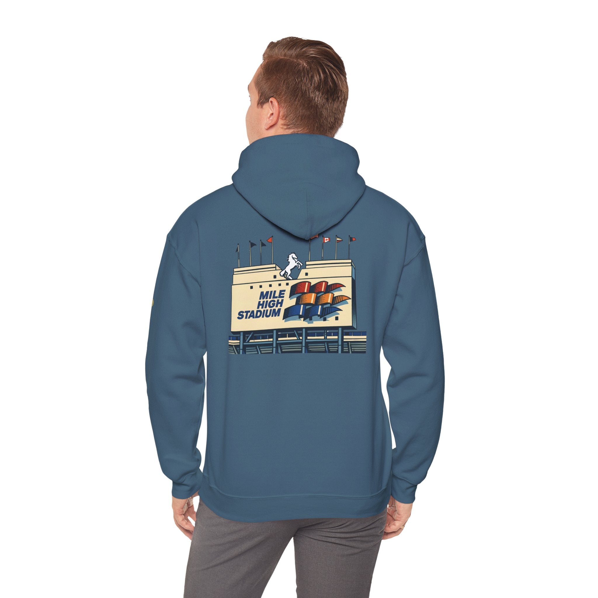 MILE HIGH STADIUM | Unisex Heavy Blend™ Hooded Sweatshirt