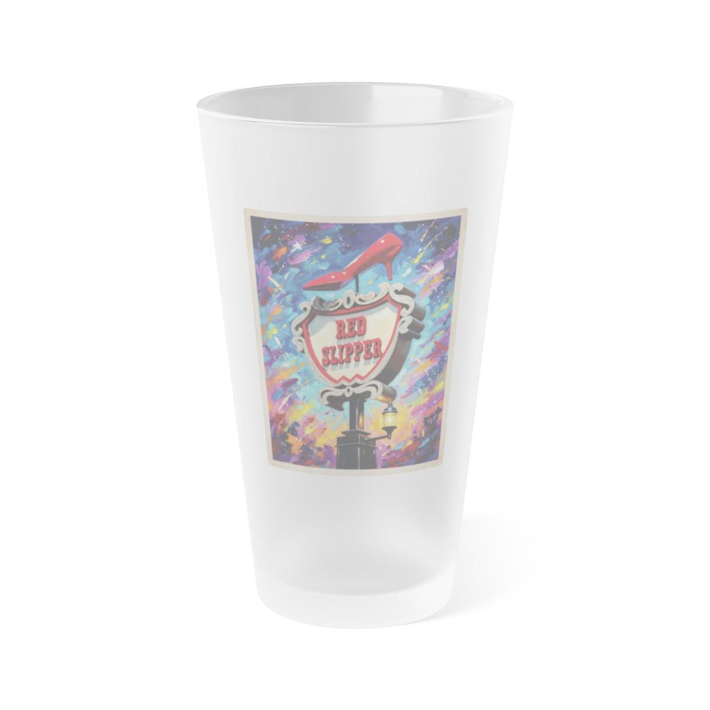 THE RED SLIPPER | Frosted Pint Glass 16oz